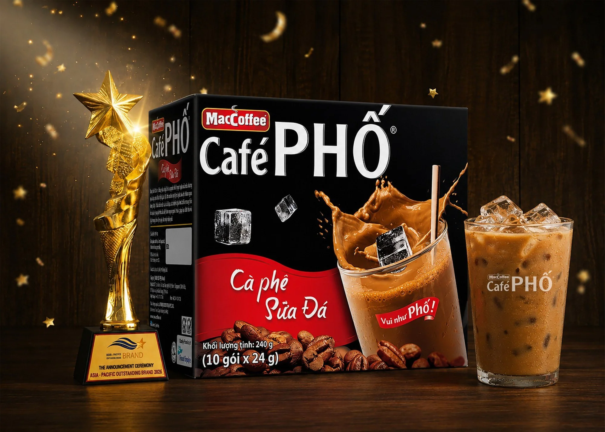 MacCoffee CaféPHỐ mang lại trải nghiệm cà phê tiện lợi cho người tiêu dùng